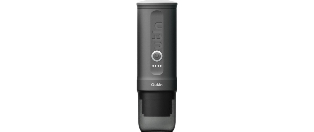 OUTIN Machine à café portable Nano Gris espace