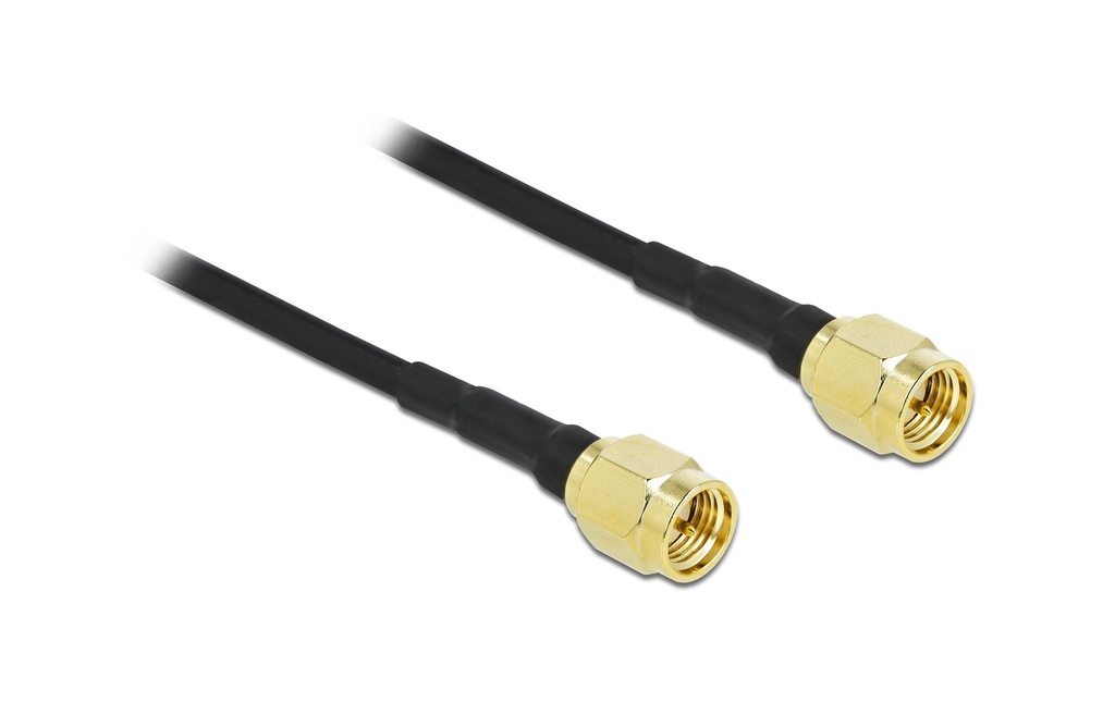 Delock Câbles d’antenne LTE/3G, LMR/CFD100 SMA à SMA, 10 m