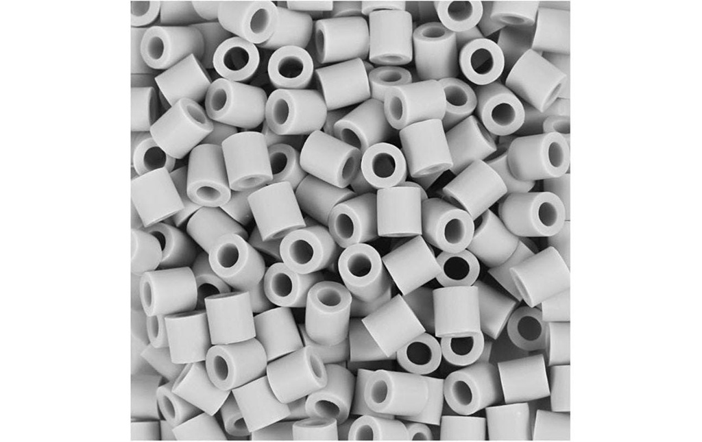 Creativ Company Perles à repasser bio Nabbi 3000 pièces, Gris