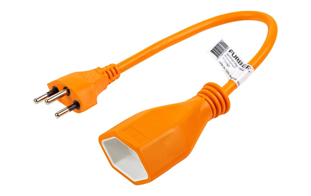 FURBER.power Rallonge T13-T12 0.2 m Orange