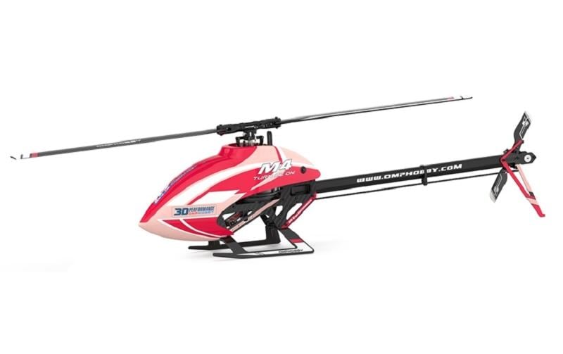 OMPHobby Hélicoptère M4, rouge PNP