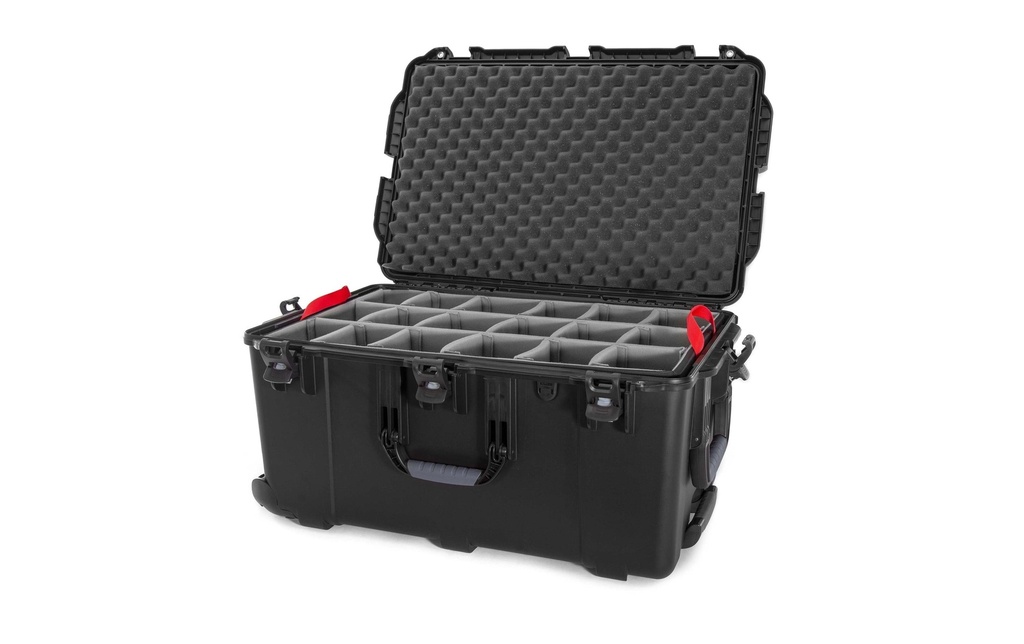 Nanuk Valise en plastique 965 - avec séparateur Noir