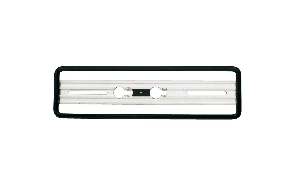 Quick-fix Supports de plaque d’immatriculation noir, 30 × 8 cm