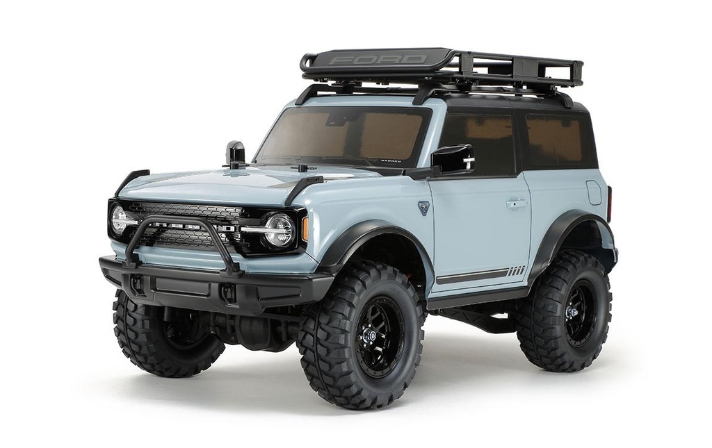 Tamiya Scale Crawler Ford Bronco 2021, CC-02, Bleu, kit de construction, 1:10