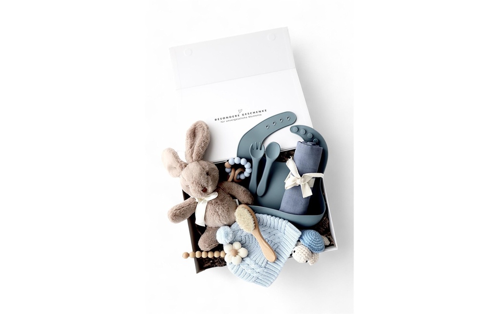 Oykami Coffret cadeau pour bébé Lunelle Bleu