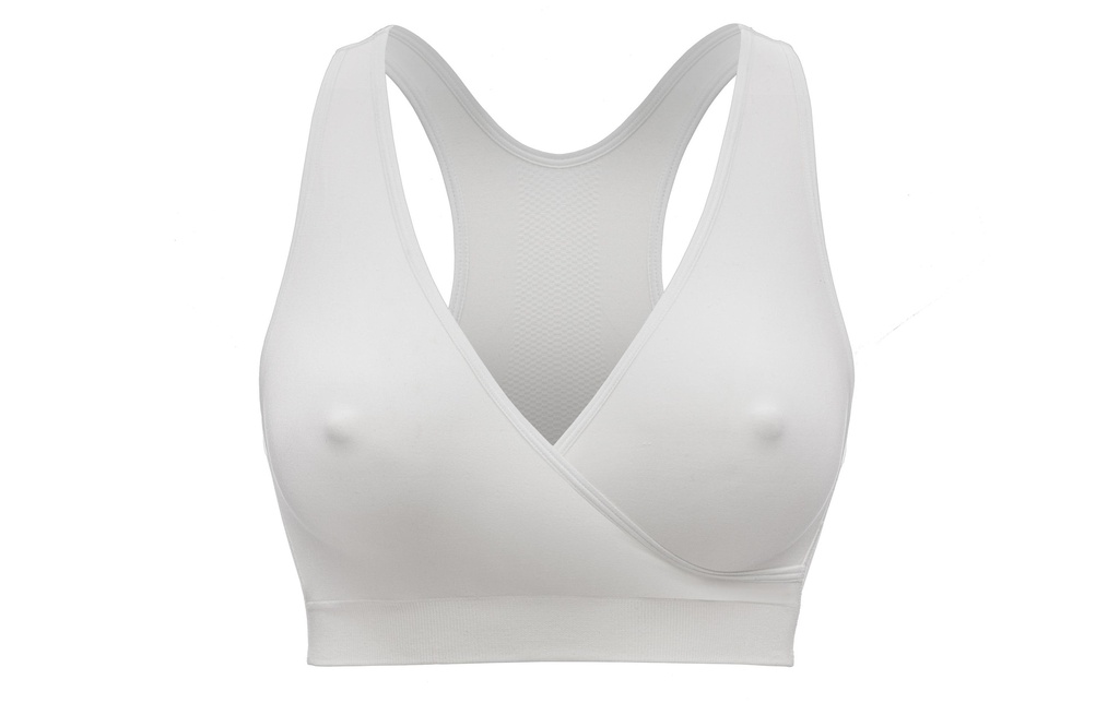 MEDELA Soutien-gorge d’allaitement et de sommeil Keep Cool Blanc Taille L