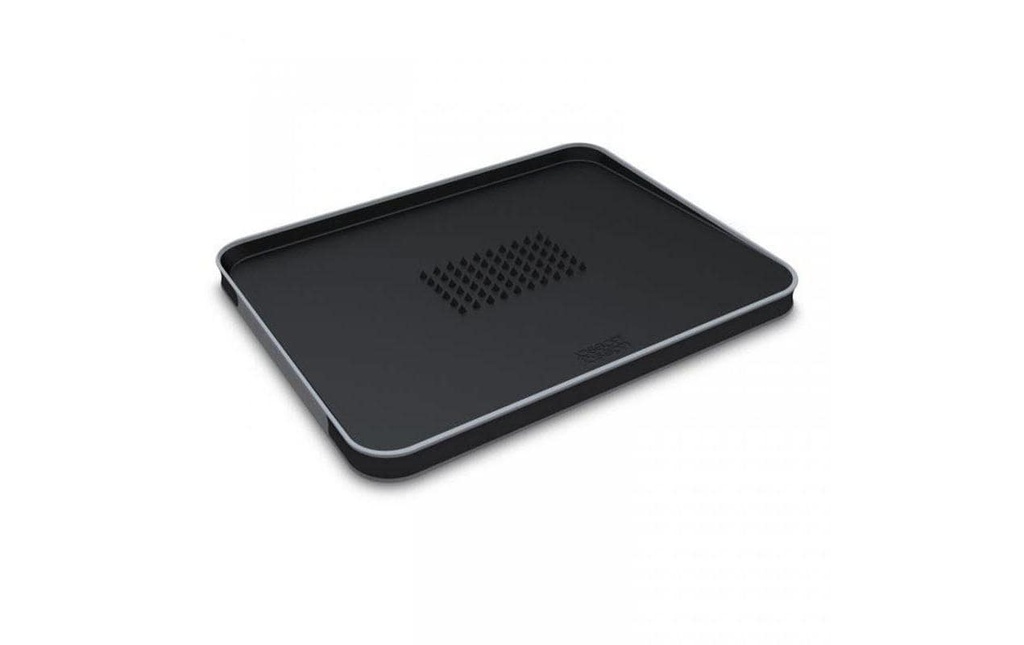 Joseph Joseph Planche à découper Cut&Carve Plus L 29.5 cm x 37.5 cm, noir