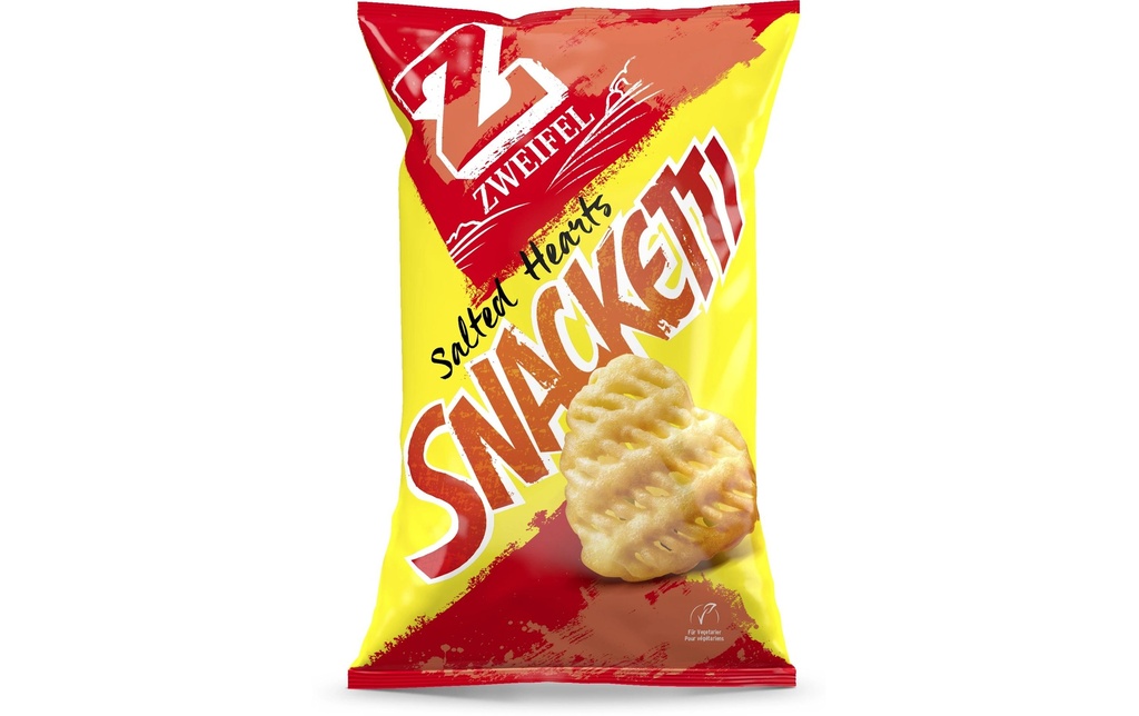 Zweifel Chips Snacketti Hearts lovely salted 75 g