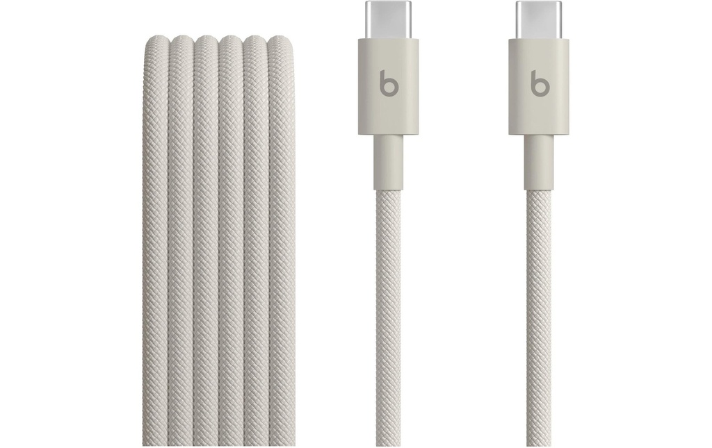 Apple Beats Câble USB-C vers USB-C tissé, gris, 60W 1.5 m