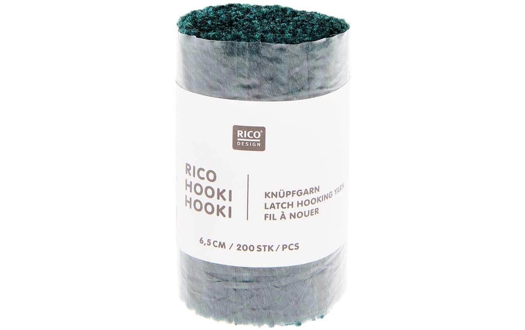 Rico Design Fil à nouer Hooki Vert foncé