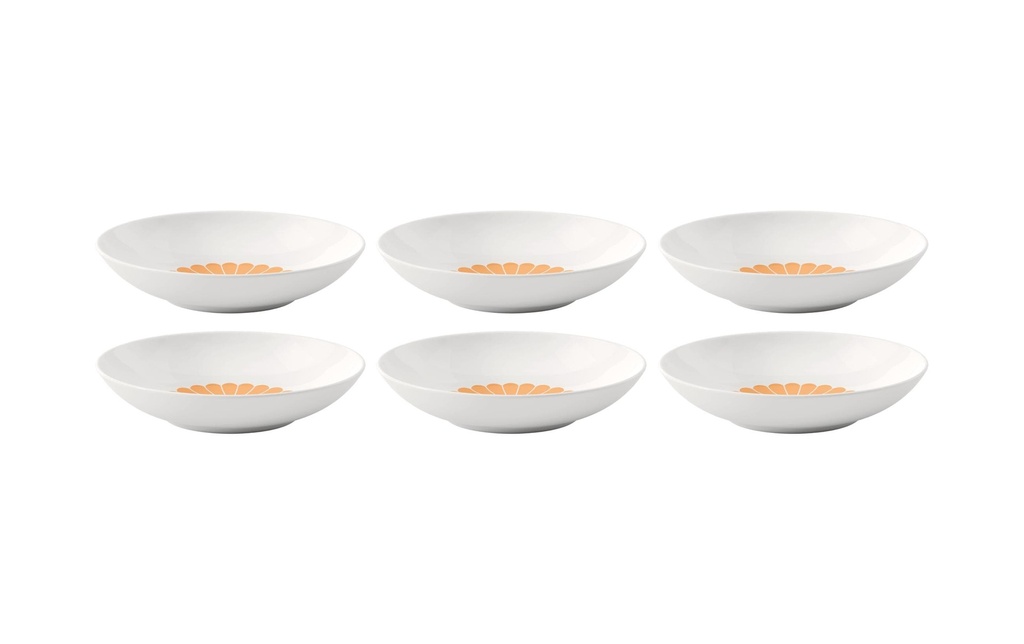 Villeroy & Boch Coupe à dessert Fleur 6 Pièce/s, Jaune