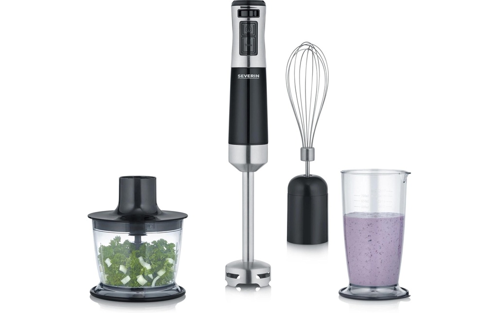 Severin Mixeur plongeant SM 3772 Noir/Argenté