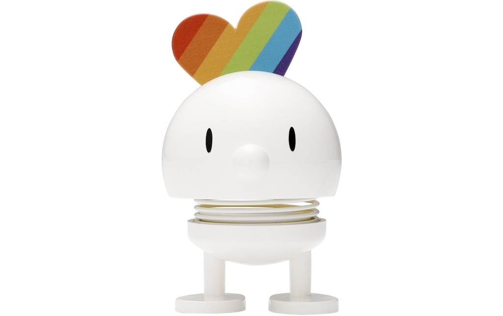 Hoptimist Objet à exposer Arc-en-ciel S 8.7 cm, Blanc