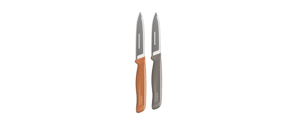Zyliss Couteau universel 2 pièces Orange/Gris