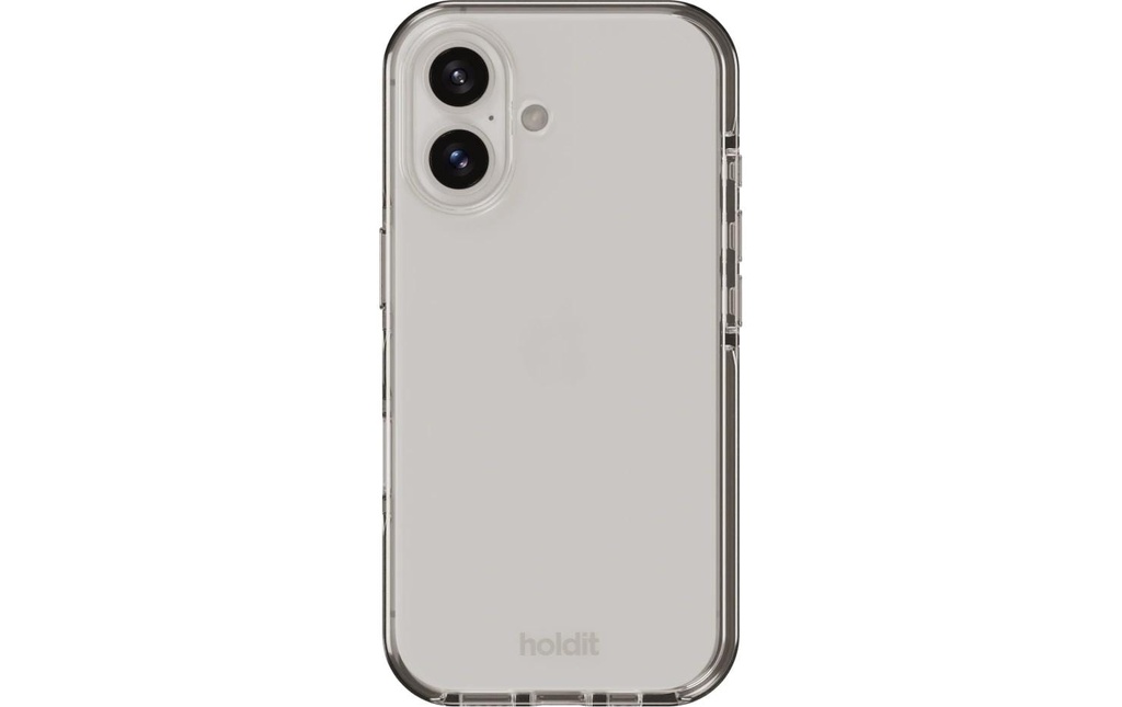 Holdit Coque arrière Seethru iPhone 16 Plus Blanc