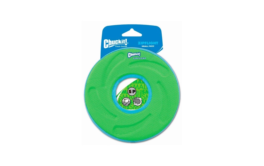 Chuckit! Jouet pour chien Amphibious ZipFlight M, Ø 21 cm, Assortis