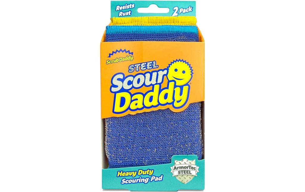 Scrub Daddy Éponge Scour Daddy Steel 2 pièces
