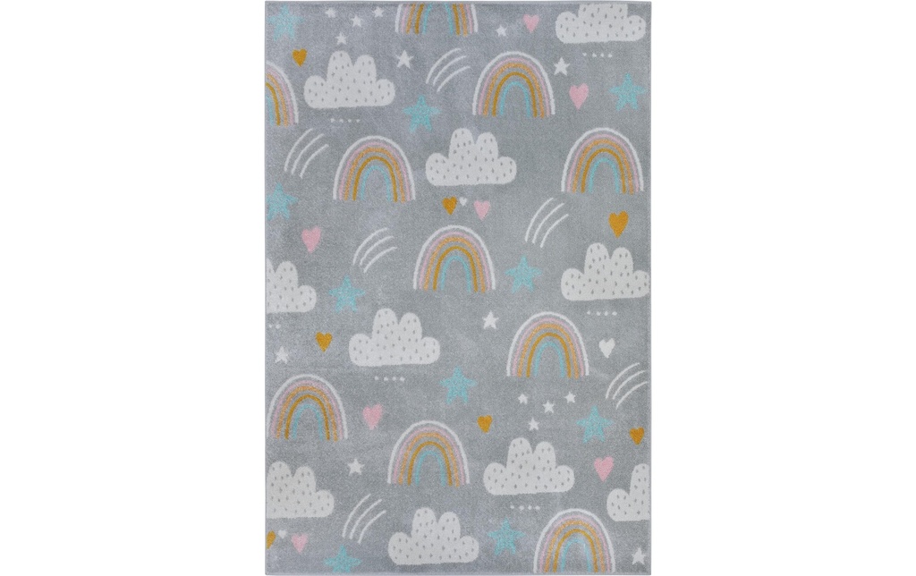 Hanse Home Tapis de décoration Rainbow Cloud 120 x 170 cm, gris