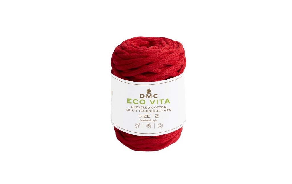 DMC Laine Nova Vita Makramee Cord 250 g Rouge