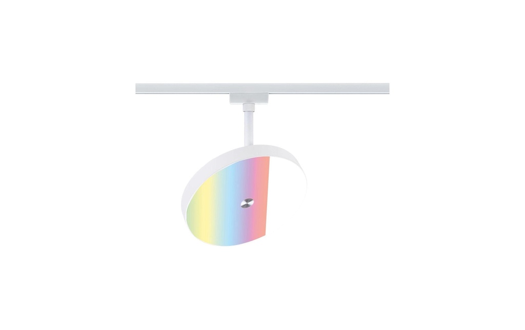 Paulmann URail Spot LED Hildor RGBW Zigbee, 7.5W, blanc de signalisation