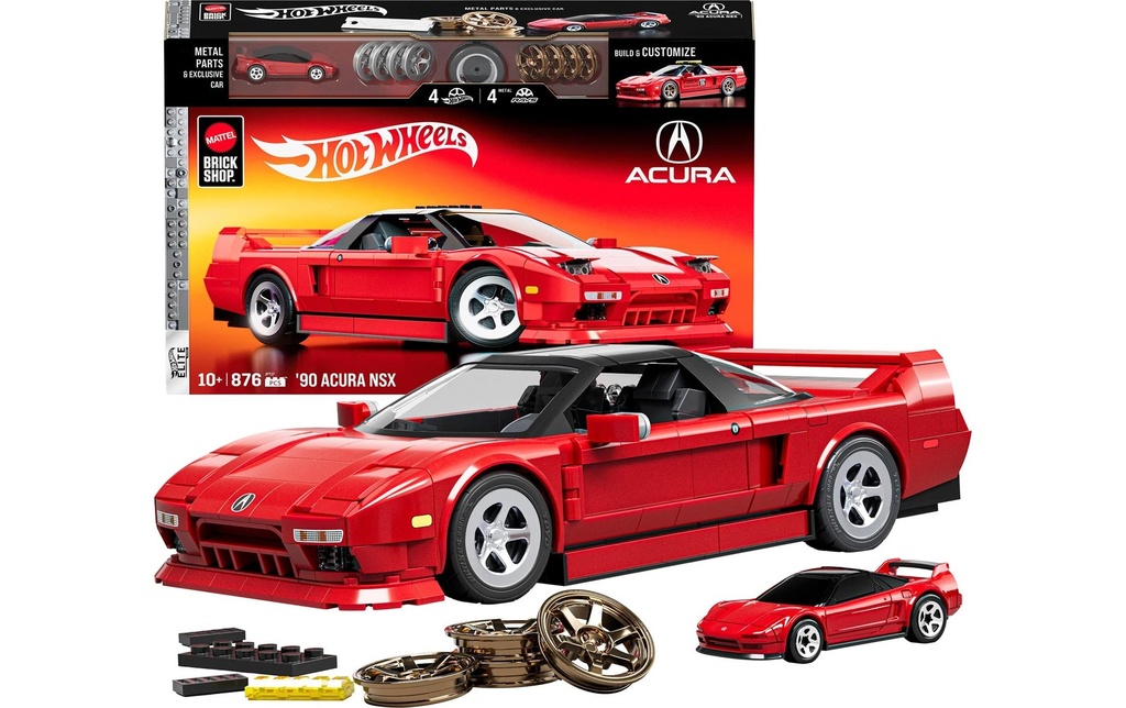 Mega Construx Hot Wheels Boutique Mattel Brick 90 Acura NSX
