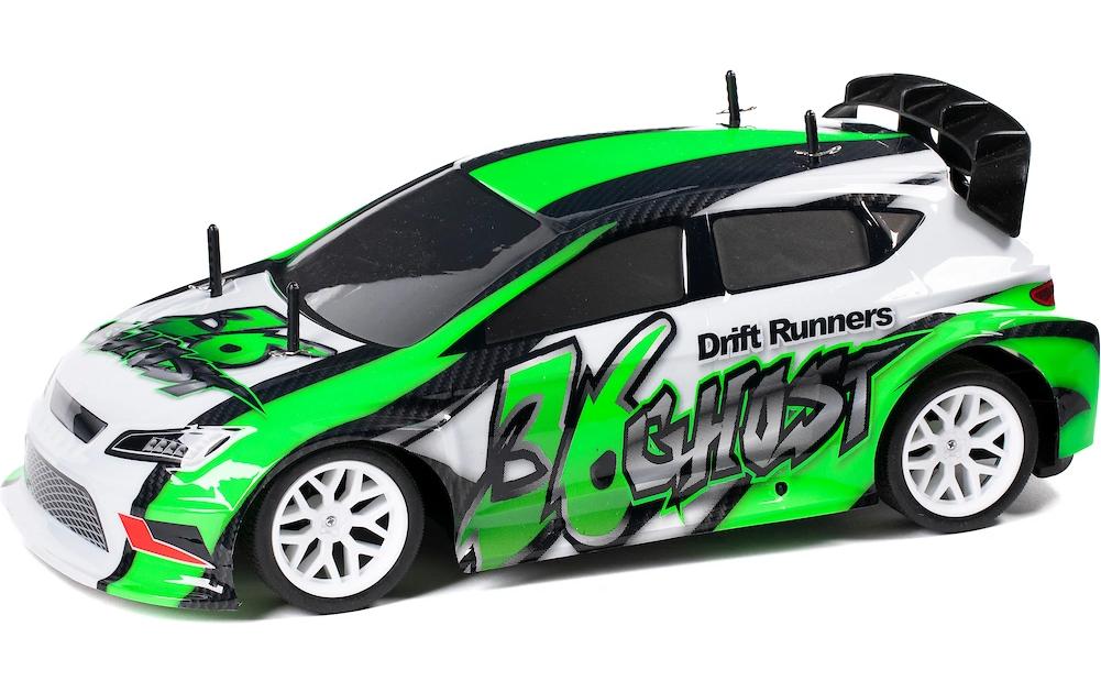 TEC-TOY RC Voiture de rallye Ghost 1:10 Vert