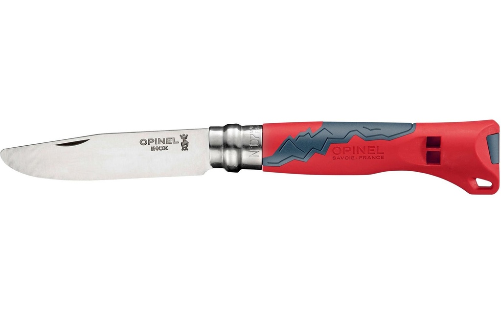 opinel Couteau pour enfants N°7 Outdoor junior Rouge