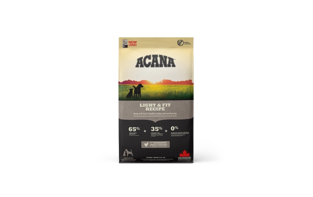 Acana Alimentation sèche Recette Light &amp; Fit, 11.4 kg