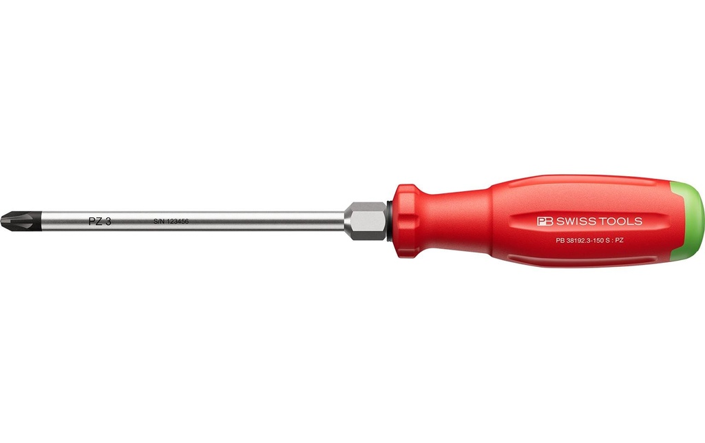 PB Swiss Tools Tournevis cruciforme SwissGrip Evo PZ PB 38192.3-150 S