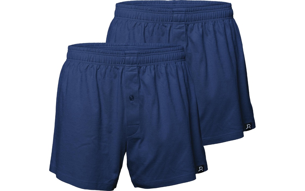 FLIZZER Pantaloncini Boxer Le Cavalier Pack de 2 Bleu, M
