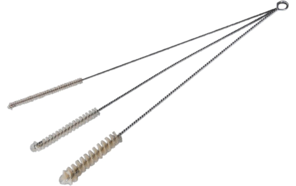 Edi Baur Nettoyeur de coqs Set de poils naturels Nature