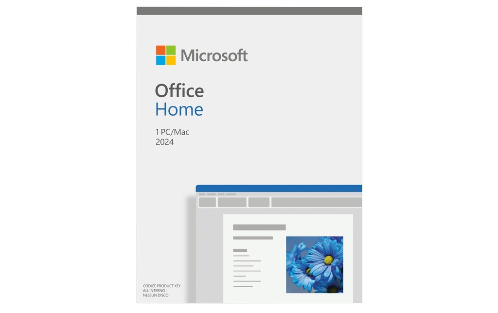 Microsoft Office Home 2024 Version complète, Italienne