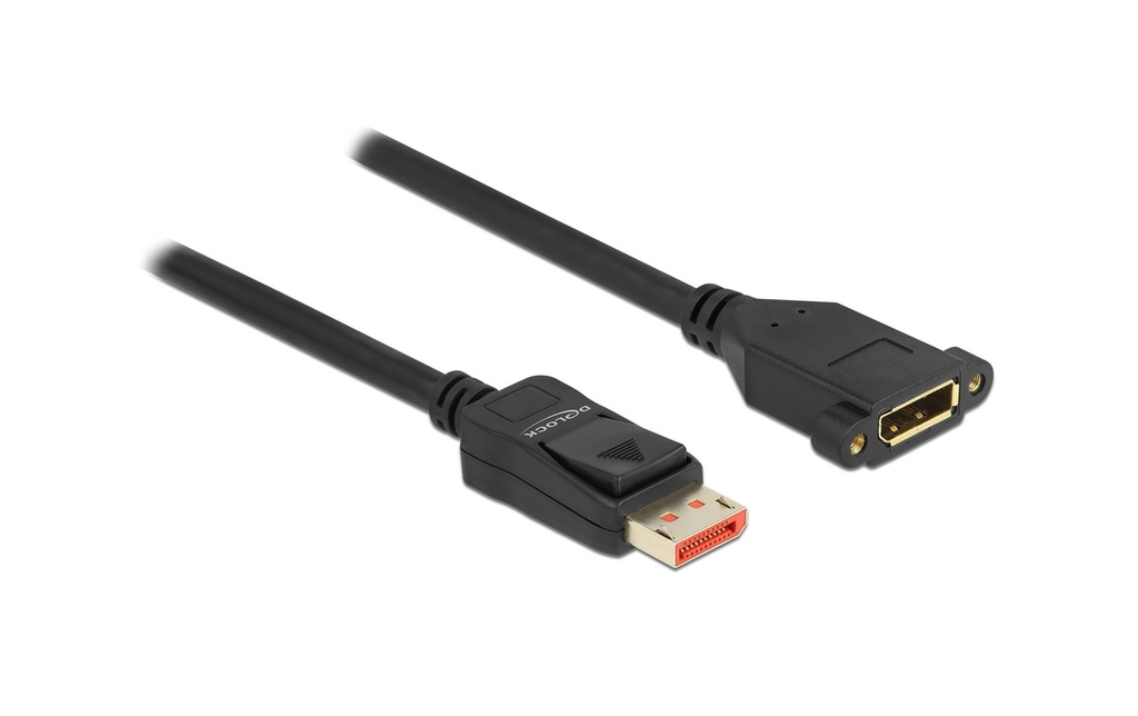Delock Câble de prolongation à encastrer DisplayPort - DisplayPort, 1 m