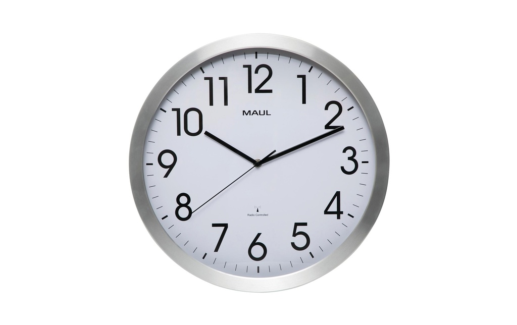 Maul Horloge murale MAULmove Ø 40 cm, Argenté
