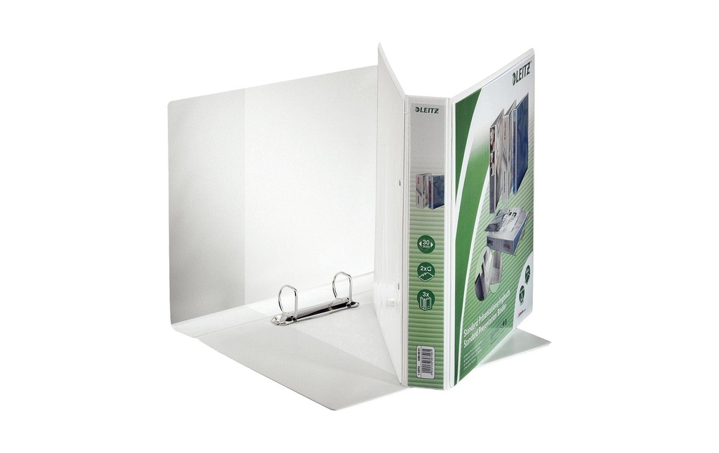 Leitz Classeur à anneaux Standard 5 cm, Blanc