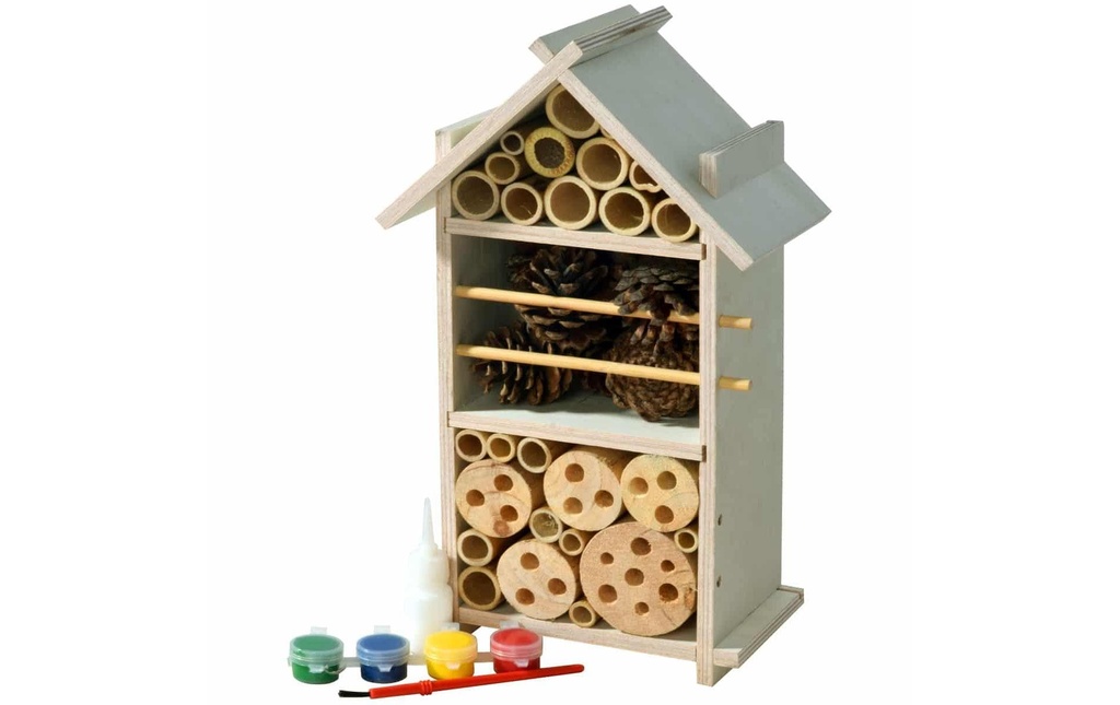 dobar Hôtel à insectes Kit de bricolage, 16 x 9.5 x 28 cm