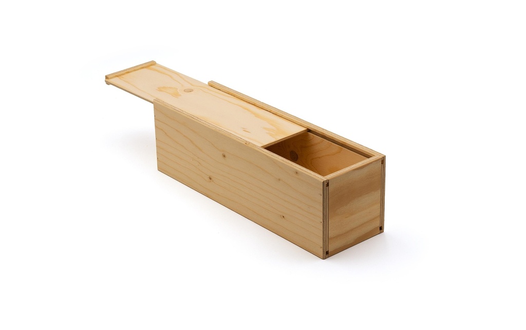 Weizenkorn Caisse de rangement Bouteilles de vin, bois Beige clair