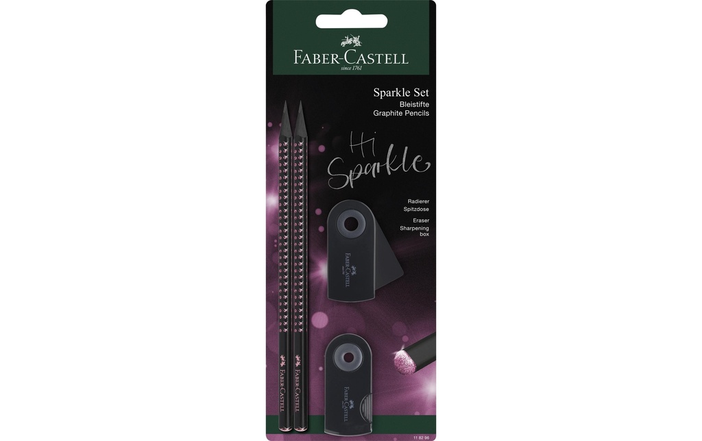 Faber-Castell Set d'écriture Sparkle Mid Rose