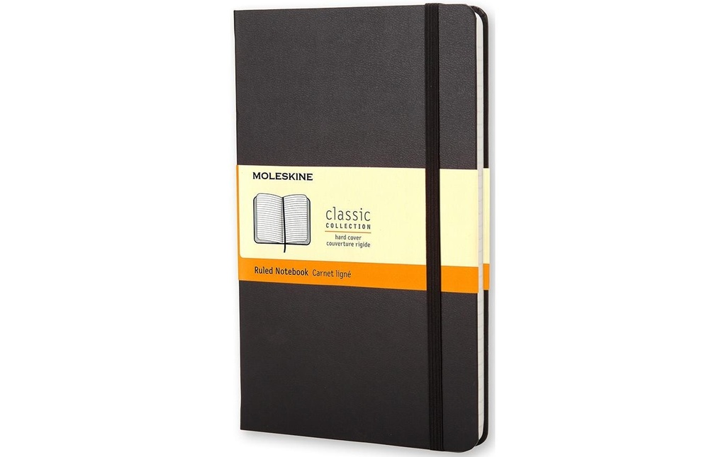 MOLESKINE Livr.note Classic HC A6 lig.no (192 pces)