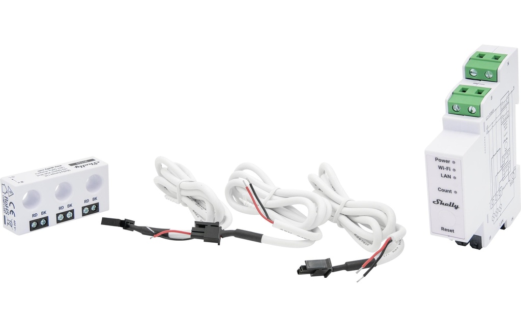 Shelly Appareils de mesure d’énergie Pro 3EM-3CT63
