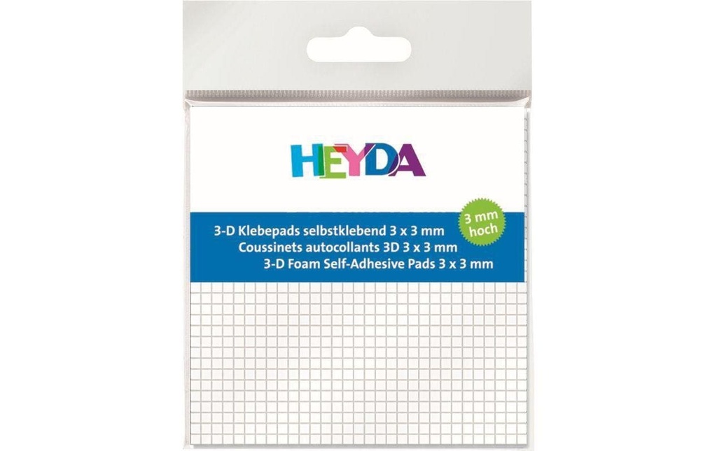 Heyda Pastille adhésive 961 Pièce/s, Blanc