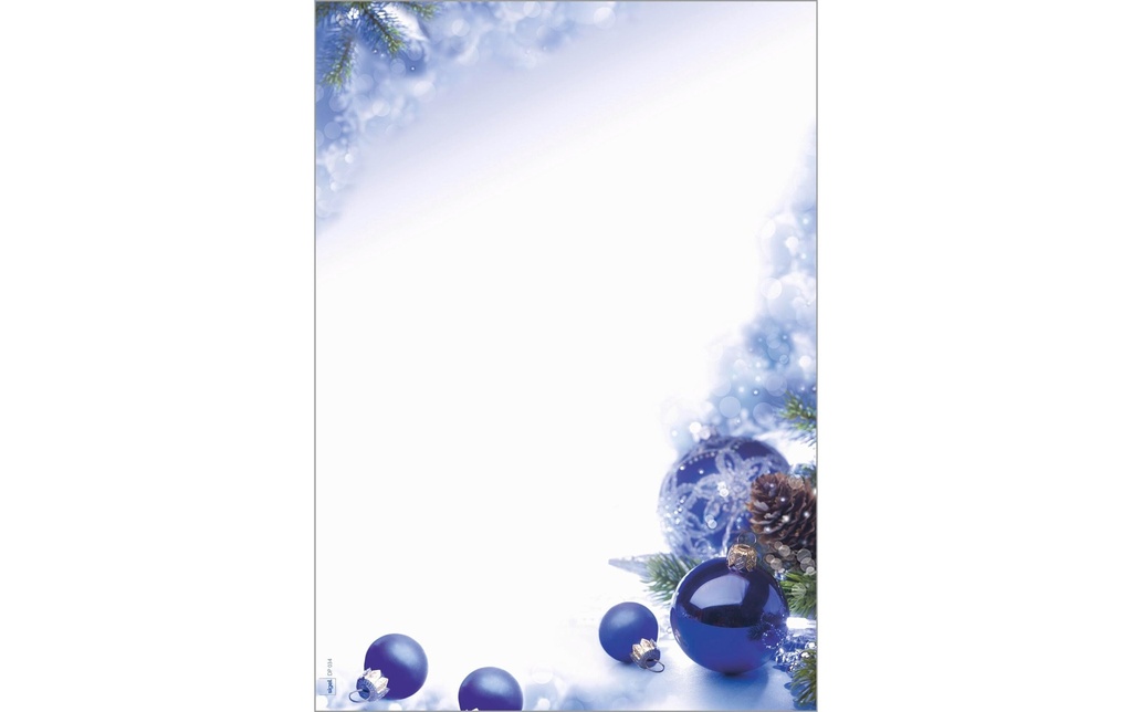 Sigel Papier à motif Blue Harmony, A4, 90 g/m², 100 feuilles