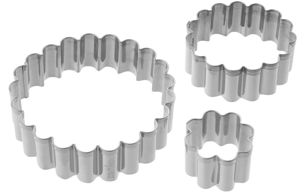 Zenker Kits d’emporte-pièces ondulé Figure géométrique