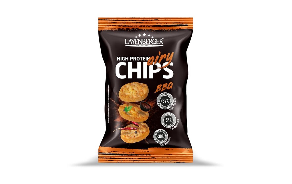Layenberger High Protein Airy Chips BBQ 75 g