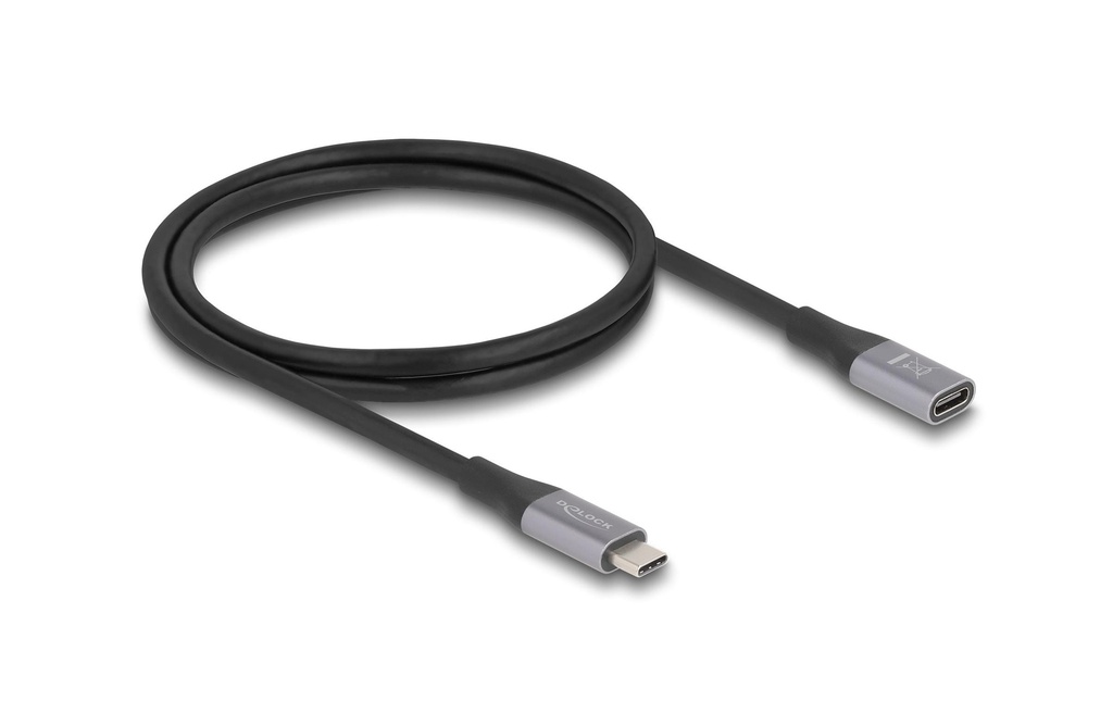 Delock Câble USB4 USB 40 Gbps USB-C - USB-C 1 m