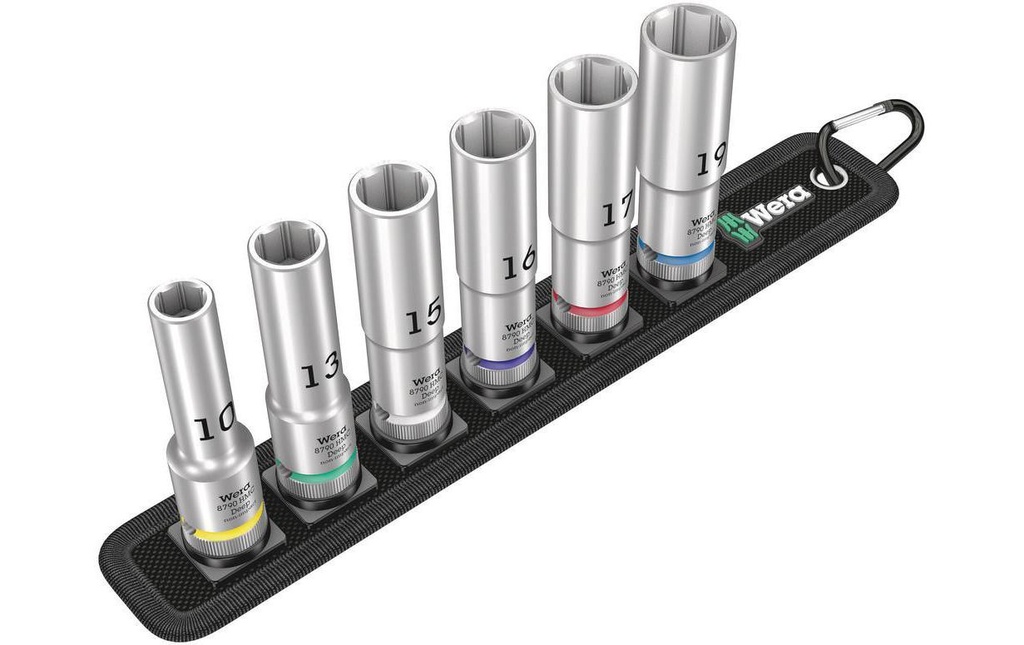 Wera Douille de clé Belt C Deep 1, 1/2 6-pièces