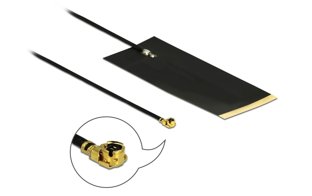 Delock Antenne Wi-Fi MHF I MHF I 2.63 dBi Rayonnement omni directionnel