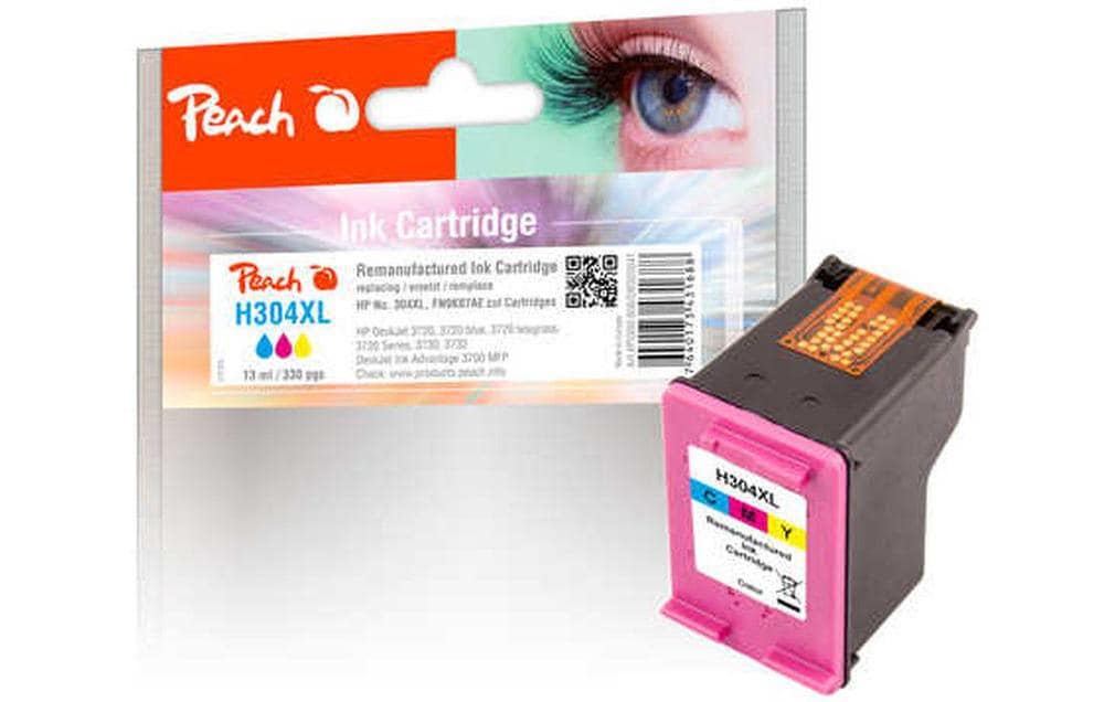 Peach Encre HP Nr. 304XL (N9K07AE) Color