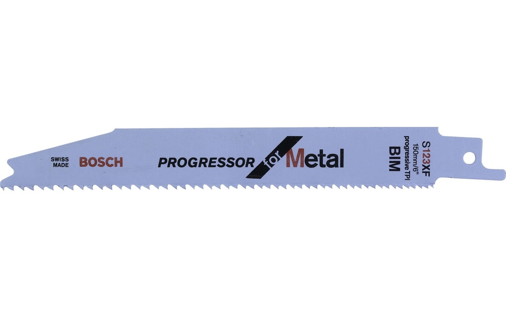Bosch Professional Lame de scie sabre S 123 XF Progressor for Metal, 5 pièces