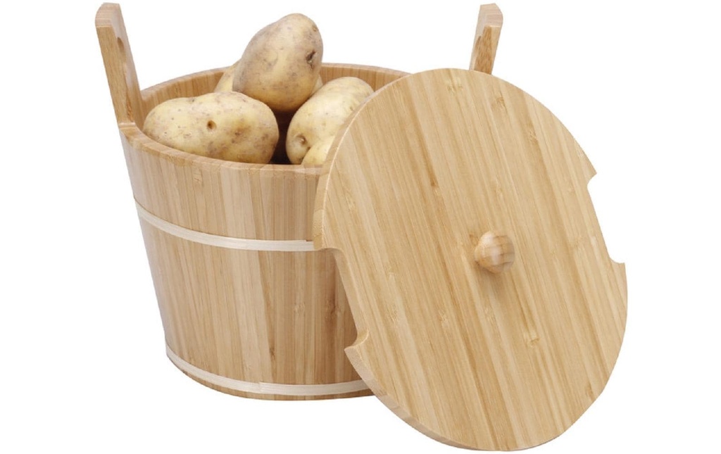 Nouvel Panier à pommes de terre Melchterli, 20 x 22 x 19.5 cm, bois